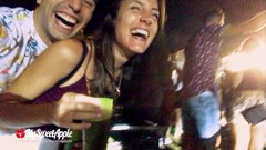 funny video: Partying with Cum on my Pussy -Wild Weekend with MySweetApple