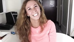 university video: Cute Amateur Anal and Big Cum Facial in Porn Debut