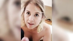 cum in mouth video: Unfathomable mouth oral-job... Hot Mother I'd Like To Fuck Lizzy shows how it's done!