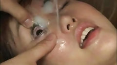 cum in her eyes video: Cum in her Eyes, Nose and Mouth