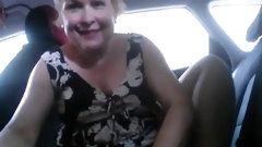 car video: Slut in the car