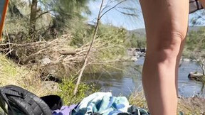swimming video: Naked River Swim and Fucking