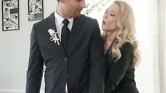 cosplay video: Brazzers - Husband and Bride to be get Shared by Hot MILF