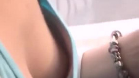 nipple slip video: Downblouse public nipple slip