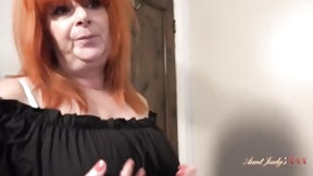jizz video: AuntJudysXXX - 56yo Big Titted British Red Haired Melanie fucks her Step-Nephew