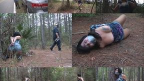 hogtied video: HUNTED IN THE WOODS_MP41