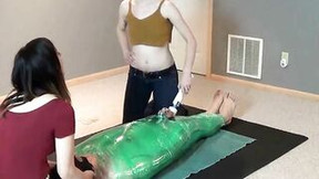 mummification video: Mummified and Destroyed inside Chastity (Chastity and destroyed orgasm Ft. Adah Vonn
