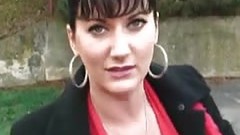money video: Amateur MILF agreed to public sex for money