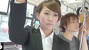 public anal sex video: Japanese Bus Gangbang