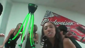 dorm video: Teens in college drink and play sex games at party