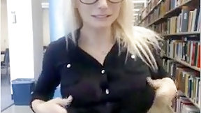 library video: Scouse library girl
