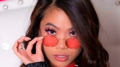 exotic video: Exotic Japanese starlet Vina Sky looks nice with a big dick inside