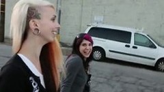 punk video: Punk porn teen hardcore fucking on the sofa