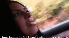 hitch hiker video: Busty Russian Teen Hitchhiker Fucking Outdoor