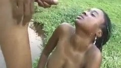 black and brazilian video: Black brazilian girl beeing abused by their persecutors