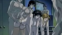 japanese animation video: Japanese Orgy Cartoon