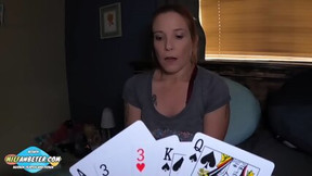 poker video: Strip Poker Cost My Pussy Full of Cum
