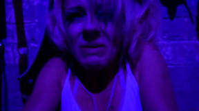 dungeon video: Petite Blonde Extreme Rough Dungeon Anal - Slapping Choking Crying FaceFuck