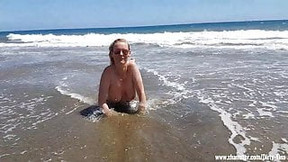 nature video: The beach whore for everyone on Gran Canaria UNCUT