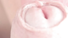 erotic art video: 20 minutes of hottest fellatio, licking cockhead, edging penis, gigantic cummed