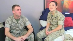 asian anal sex video: ASIAN MARINE GIRL WITH BEAUTIFUL FACE FUCKED IN THE ASS