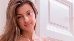 posing video: Sensual tanned teen Maria Rya shows off her sweet shaved pussy