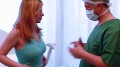 clinic video: Molly gyno exam pussy speculum examination by old