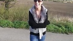 czech in public video: Beautiful natural Czech girl gets an anal creampie in public