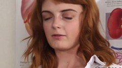 face video: Frisky honey gets cum shot on her face sucking all the jizm