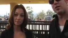 van video: hottie fucks in van