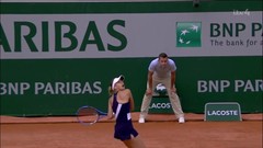 tennis video: Magda Linette 2019