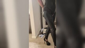 handcuffed video: mom Blows Dick to Cum while Handcuffed