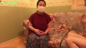 asian granny video: New Asian Grandma givest sloppy handsfree oral