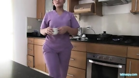 latina maid video: Latina Maid Clean The Boss Dick