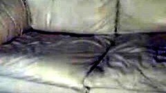 couch video: Spycam Captures Housewife Masturbate On The Couch