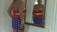 costume video: Hottie milf slut as wonder women