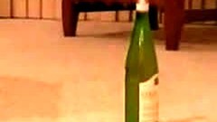 bottle video: College+girl+rides+wine+bottle 1