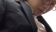 japanese voyeur video: Beautiful Japanese rubs her wet pussy on hidden cam