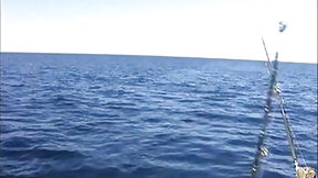 boat video: Great Fuck on the boat in the middle of the sea!