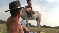 country video: Juicy Country Girl Gets Sodomized By Big Rough Cowboy
