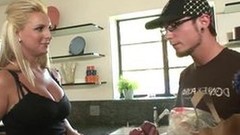 strapon video: MILF EMILIANNA FUCKS YOUNG GUY