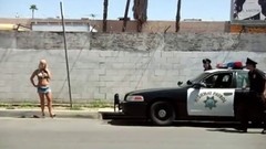 police video: Cop gets a lesson